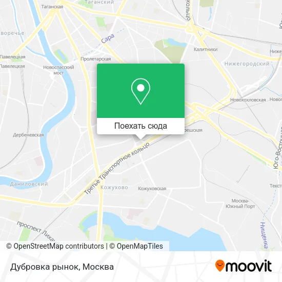 Карта Дубровка рынок