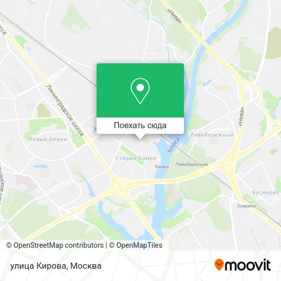 Карта улица Кирова