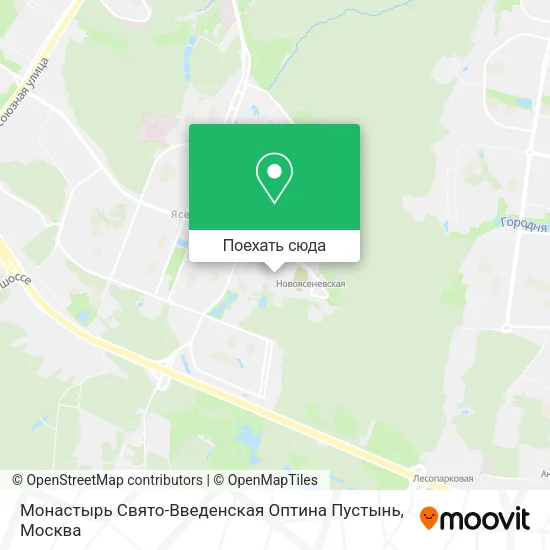 Карта Монастырь Свято-Введенская Оптина Пустынь