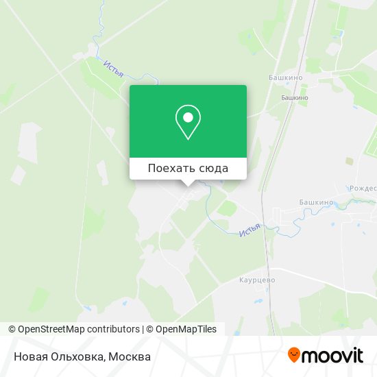 Карта Новая Ольховка