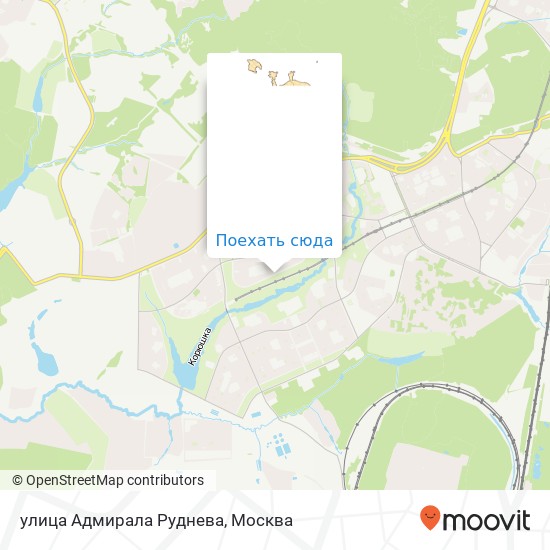 Карта улица Адмирала Руднева