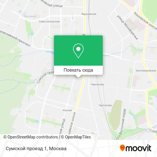 Карта Сумской проезд 1