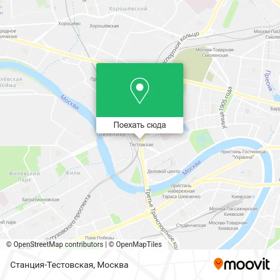 Карта Станция-Тестовская