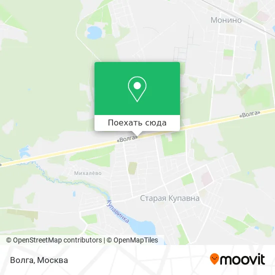 Карта Волга