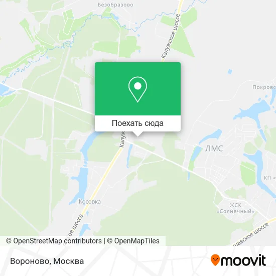 Карта Вороново