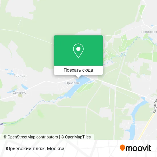 Карта Юрьевский пляж