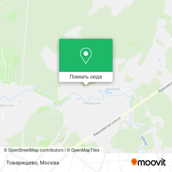 Карта Товарищево