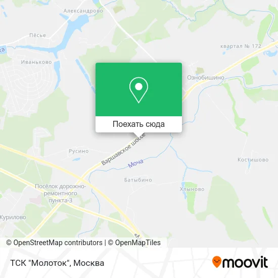 Карта ТСК "Молоток"