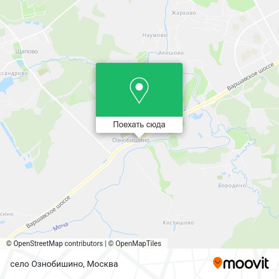 Карта село Ознобишино