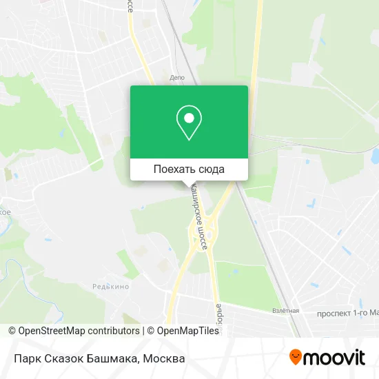 Карта Парк Сказок Башмака