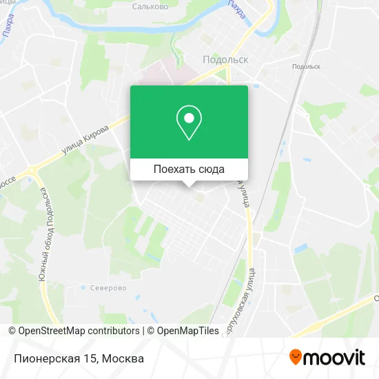 Карта Пионерская 15