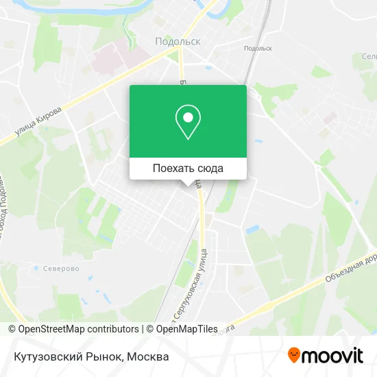Карта Кутузовский Рынок