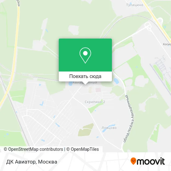 Карта ДК Авиатор