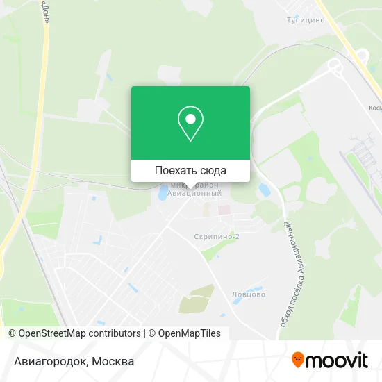 Карта Авиагородок