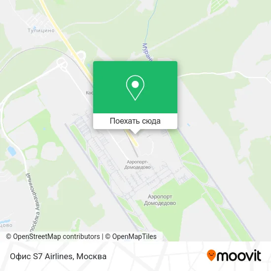 Карта Офис S7 Airlines