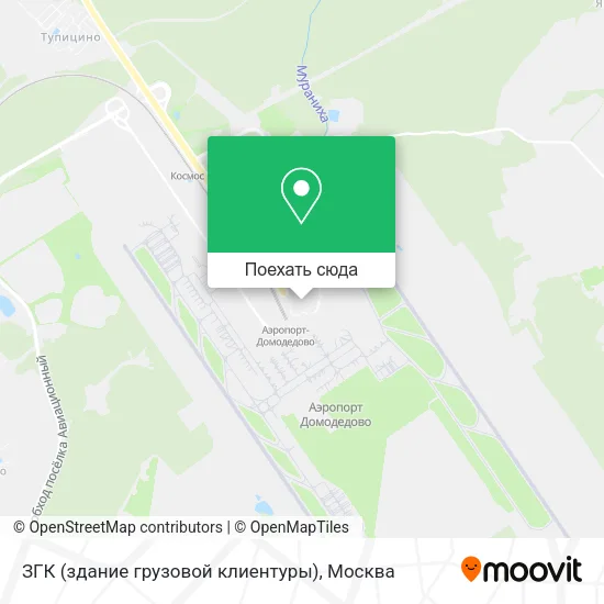 Карта ЗГК (здание грузовой клиентуры)