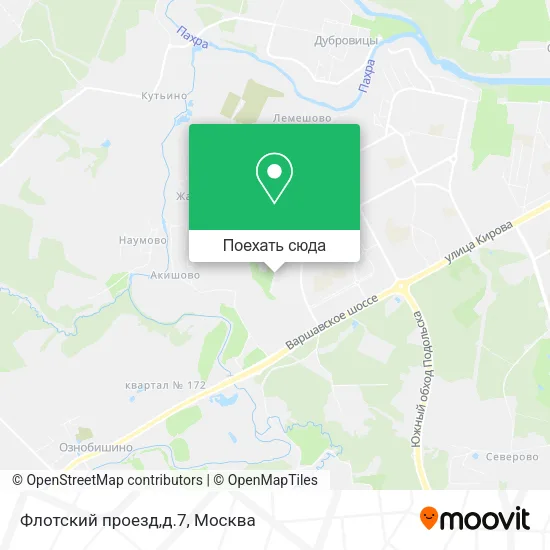 Карта Флотский проезд,д.7