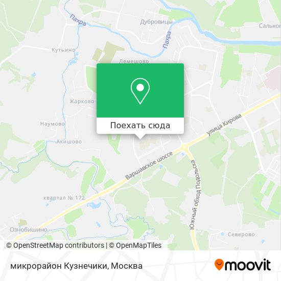 Карта микрорайон Кузнечики
