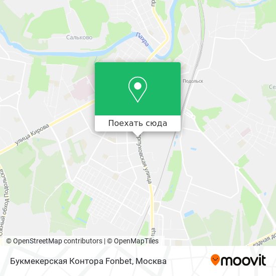 Карта Букмекерская Контора Fonbet