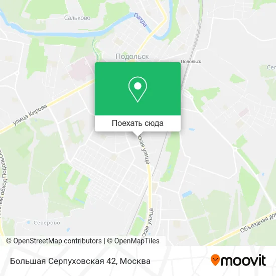 Карта Большая Серпуховская 42
