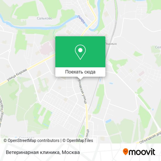 Карта Ветеринарная клиника