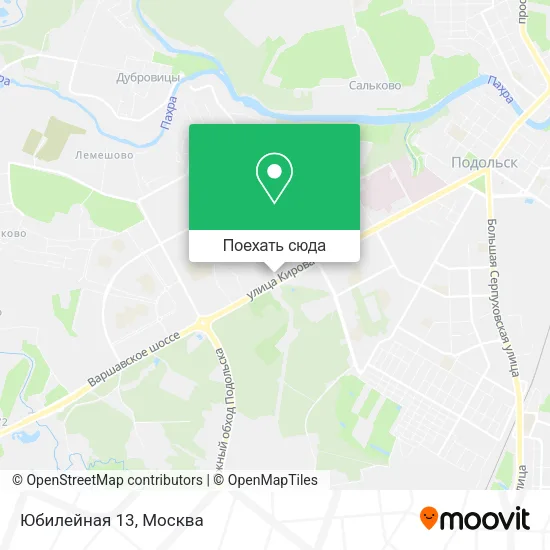 Карта Юбилейная 13