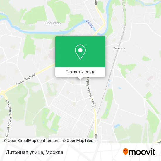 Карта Литейная улица