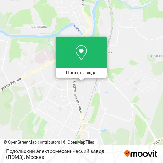 Карта Подольский электромеханический завод (ПЭМЗ)
