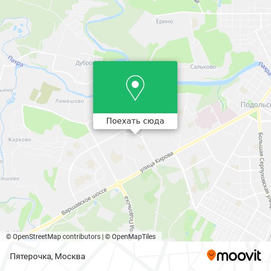 Карта Пятерочка