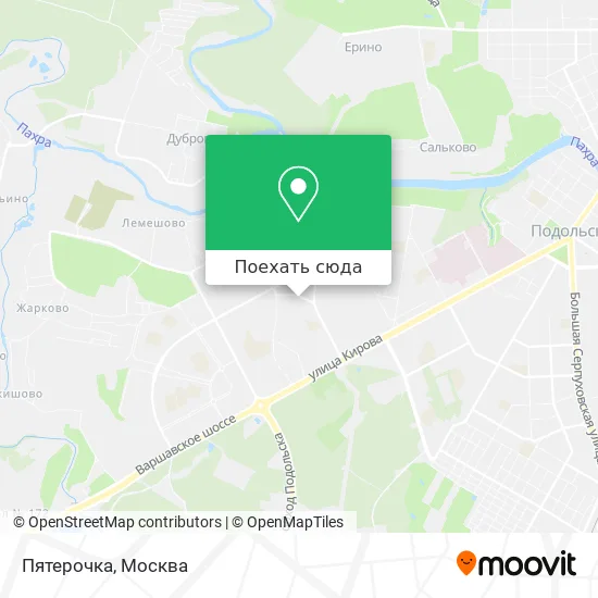 Карта Пятерочка
