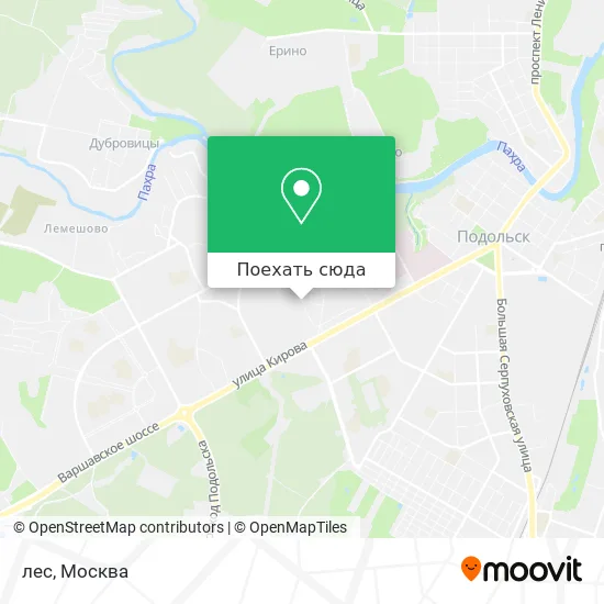 Карта лес