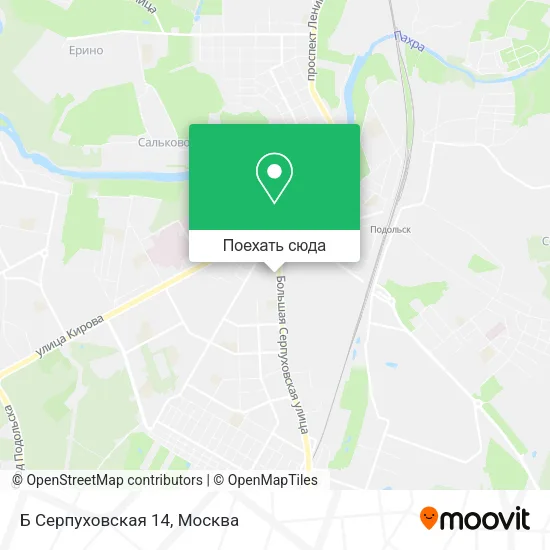 Карта Б Серпуховская 14