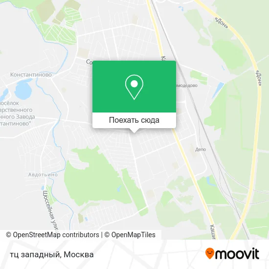 Карта тц западный