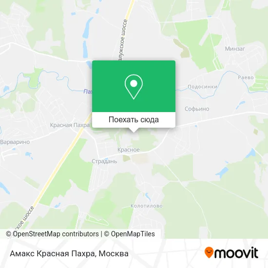 Карта Амакс Красная Пахра