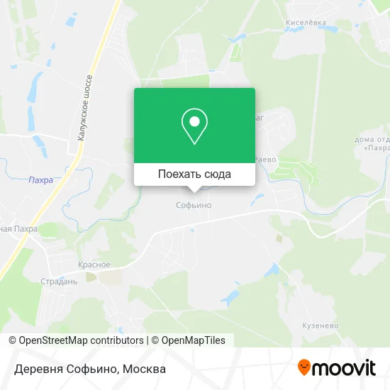 Карта Деревня Софьино