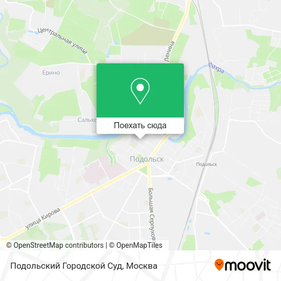 Карта Подольский Городской Суд