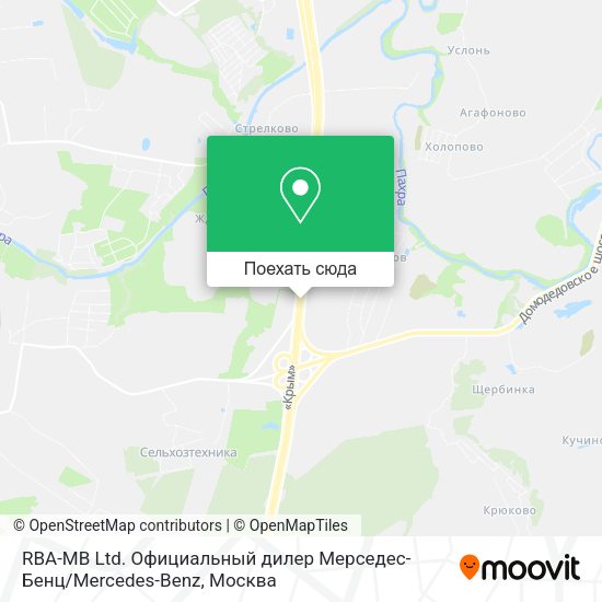 Карта RBA-MB Ltd. Официальный дилер Мерседес-Бенц / Mercedes-Benz