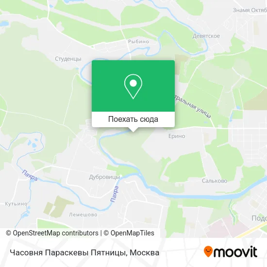 Карта Часовня Параскевы Пятницы
