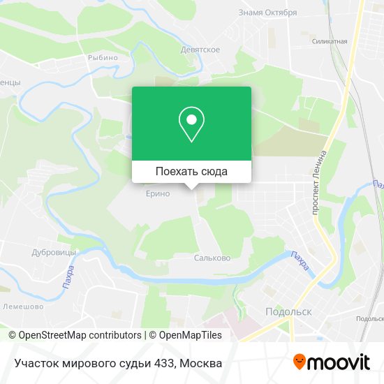 Карта Участок мирового судьи 433
