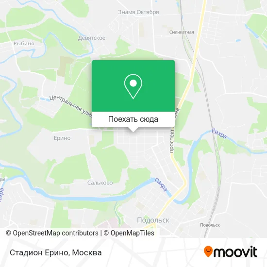 Карта Стадион Ерино