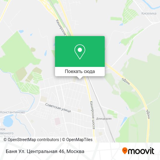 Карта Баня Ул. Центральная 46
