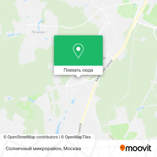 Карта Солнечный микрорайон