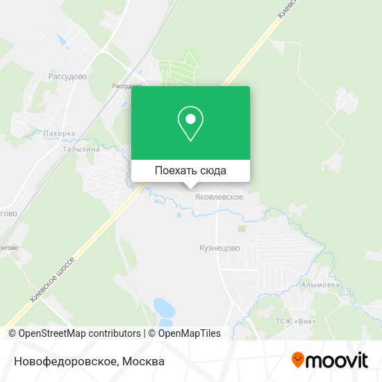 Карта Новофедоровское