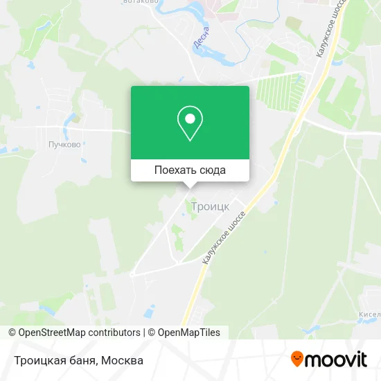 Карта Троицкая баня