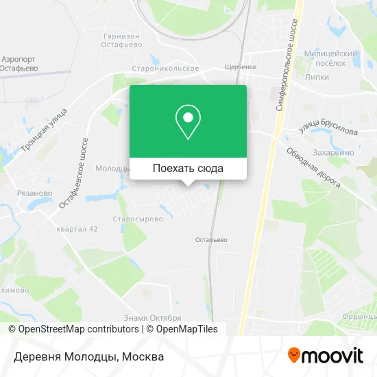 Карта Деревня Молодцы