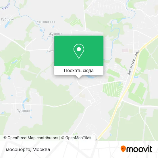 Карта мосэнерго