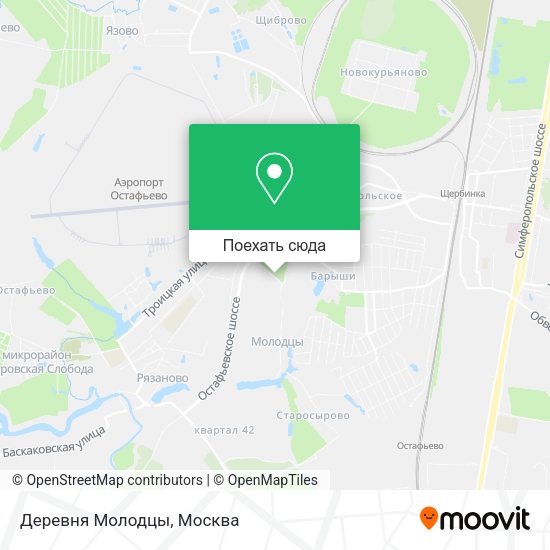 Карта Деревня Молодцы