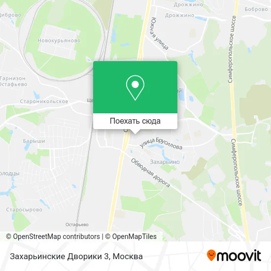 Карта Захарьинские Дворики 3