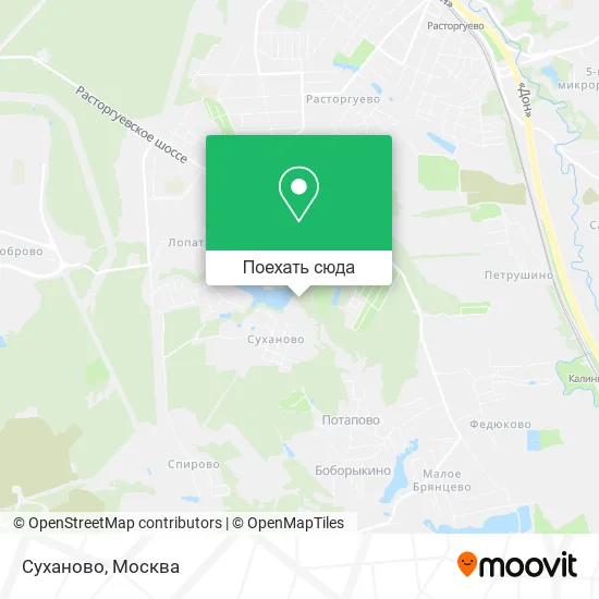 Карта Суханово