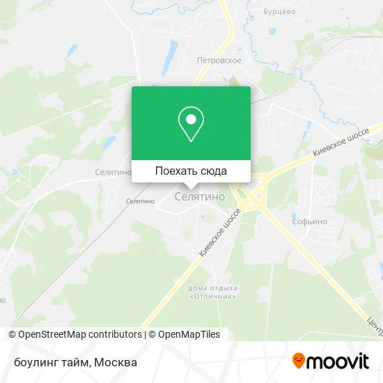 Карта боулинг тайм